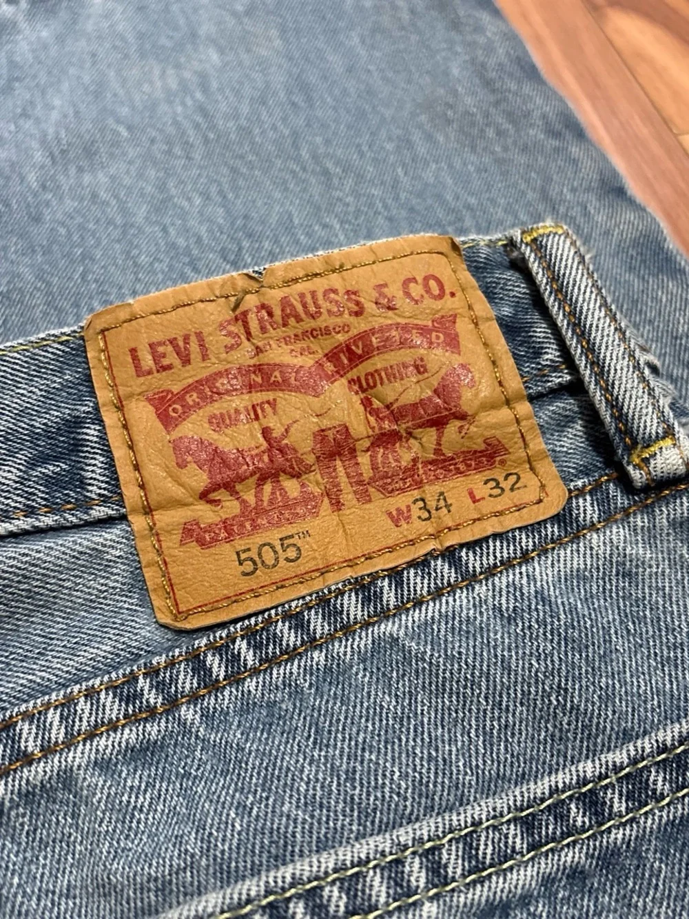 Levi's 505 Classic Light Wash Jeans